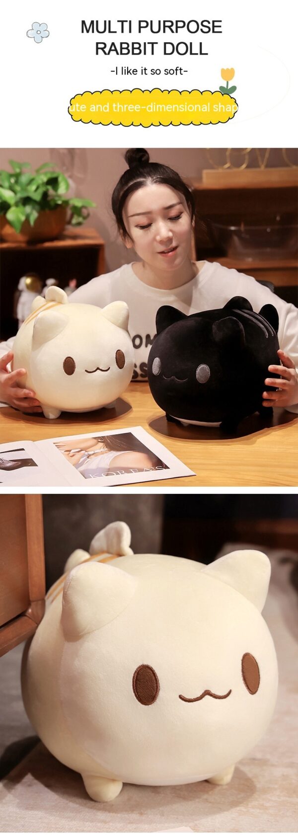 Stackable Cat Plushie