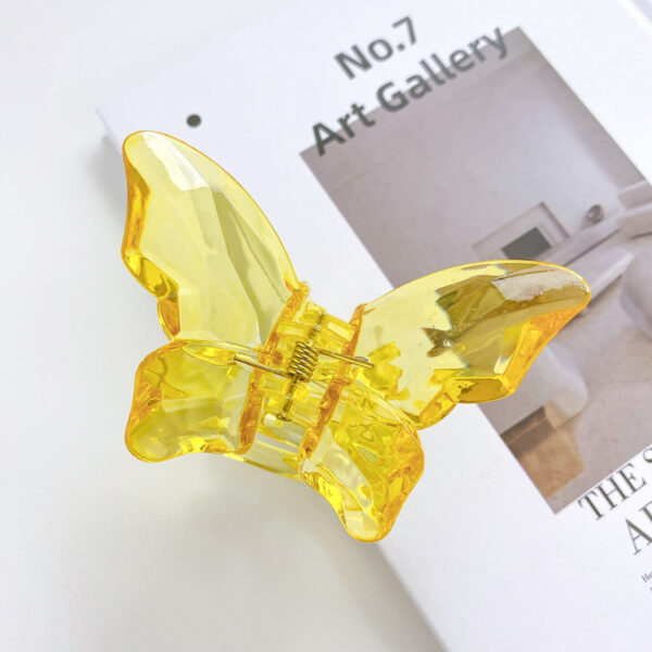 Clear Butterfly Mini Hair Clips