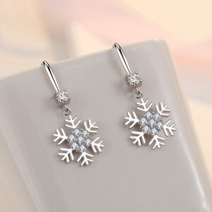 Christmas Snowflake Earrings